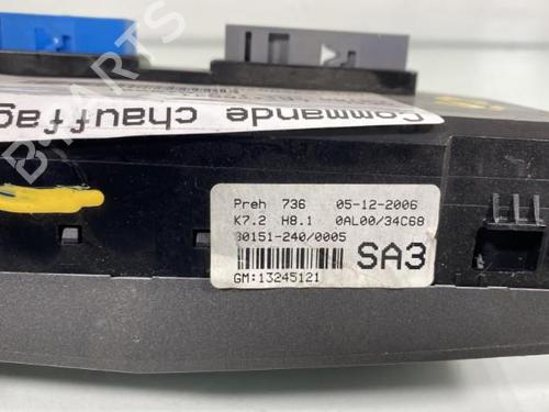 Used Climate control Climate control OPEL ASTRA H GTC (A04) 1.7 CDTi (L08) (101 hp) 20017851 20017851