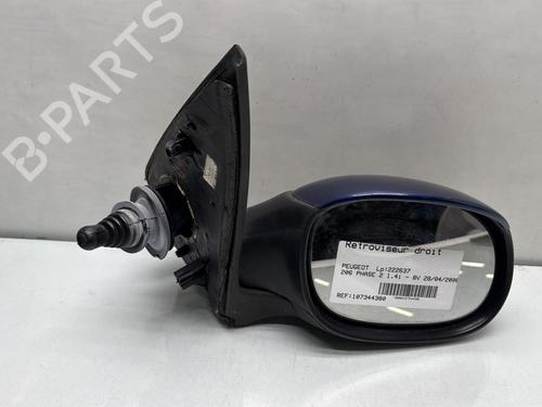 Used Right mirror PEUGEOT 206 Hatchback (2A/C) 1.4 i (75 hp) 27356190