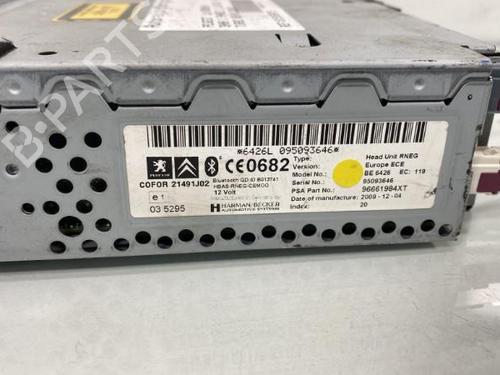 Radio PEUGEOT 3008 I MPV (0U_) 1.6 HDi | BP19969202E6 