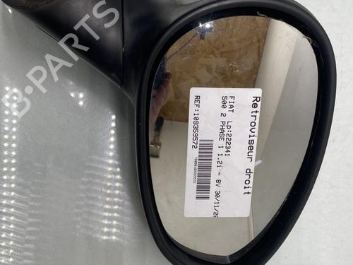 Used Right mirror FIAT 500 (312_) 1.2 (312AXA1A) (69 hp) 29528367