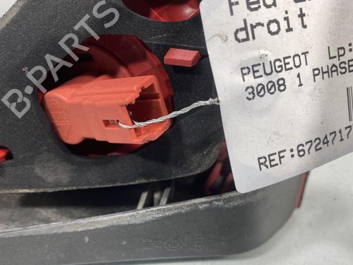 Right tailgate light PEUGEOT 3008 I MPV (0U_) 1.6 HDi | BP20023635C80 