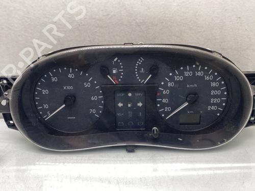 Used Instrument cluster RENAULT CLIO II (BB_, CB_) 1.2 (BB0A, BB0F, BB10, BB1K, BB28, BB2D, BB2H, CB0A,... (58 hp) 28280655