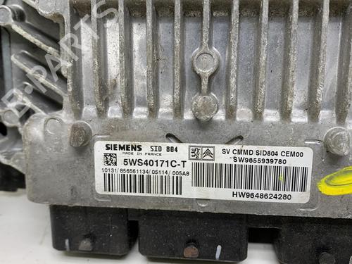 Used Engine control unit (ECU) PEUGEOT 1007 (KM_) 1.4 HDi (68 hp) 21190153