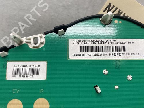 Instrument cluster CITROËN C3 II (SC_) 1.4 HDi 70 (SC8HZC, SC8HR0, SC8HP4) | BP28282573C47 
