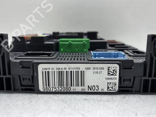 Fuse box PEUGEOT 2008 I (CU_) 1.6 BlueHDi 100 | BP30297017E1