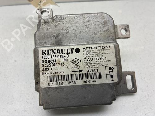 Used ECU airbags ECU airbags RENAULT CLIO II (BB_, CB_) 1.2 (BB0A, BB0F, BB10, BB1K, BB28, BB2D, BB2H, CB0A,... (58 hp) 34183298 34183298
