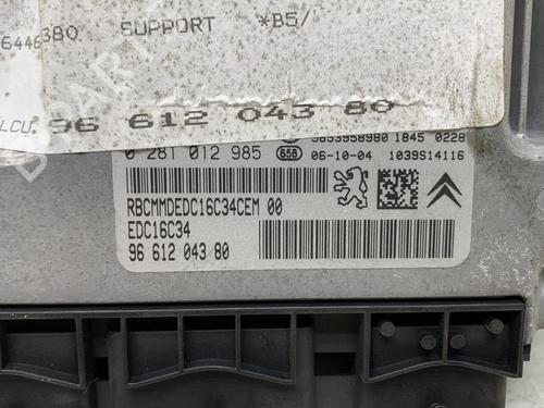 Engine control unit (ECU) CITROËN C4 I (LC_) 1.6 HDi | BP21196631M57 