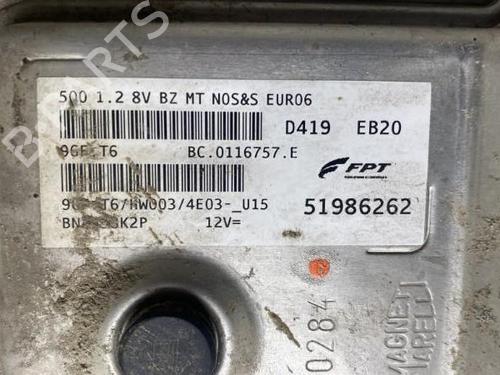 Engine control unit (ECU) FIAT 500 (312_) 1.2 (312AXA1A) | BP21192829M57 