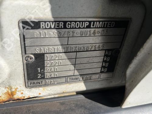 Rim ROVER 400 II Hatchback (RT)  | BP21961770C45 