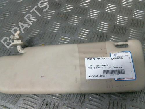 Used Left sun visor FIAT 500 (312_) 1.2 (312AXA1A) (69 hp) 20013190