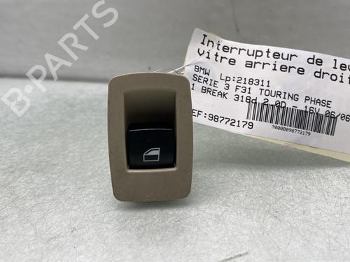 Used Right rear window switch BMW 3 Touring (F31) 318 d (143 hp) 22771681
