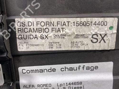 Climate control ALFA ROMEO 156 (932_) 1.9 JTD (932AXE00) | BP19985712I5 