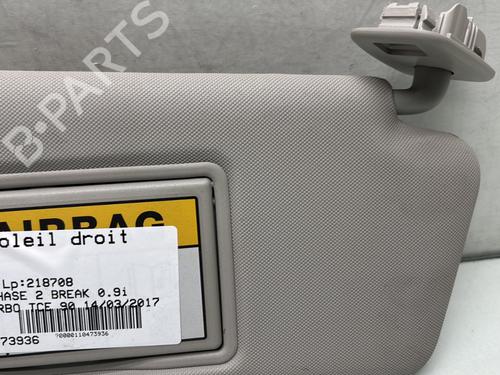 Used Right sun visor Right sun visor RENAULT CLIO IV Grandtour (KH_) 0.9 TCe 90 (90 hp) 28282256 28282256