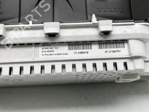 Instrument cluster VOLVO V60 I (155) D4 | BP19963790C47 