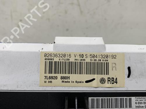 Cuadro instrumentos VW TOUAREG (7LA, 7L6, 7L7) 5.0 V10 TDI (313 hp) 23885968