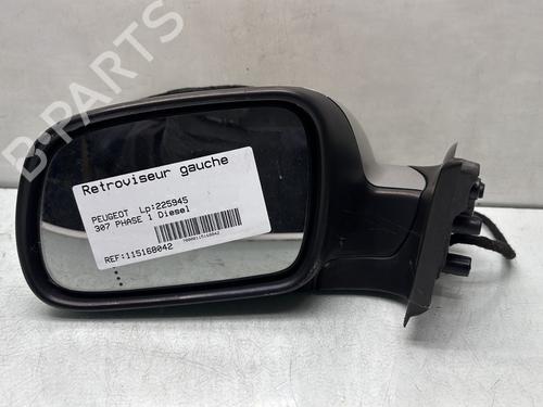Used Left mirror PEUGEOT 307 (3A/C) 1.6 HDi (90 hp) 31212867