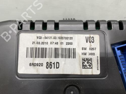 Instrument cluster VW POLO V (6R1, 6C1) | BP19956273C47