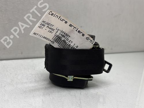 Used Rear right seatbelt Rear right seatbelt PEUGEOT 206 CC (2D) 1.6 HDi 110 (109 hp) 28441596 28441596