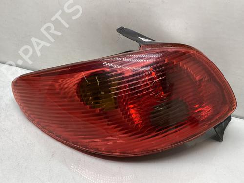 Used Left taillight PEUGEOT 206 Hatchback (2A/C) 1.4 HDi eco 70 (68 hp) 30887655