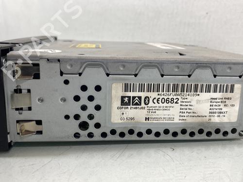 Radio PEUGEOT 5008 (0U_, 0E_) 1.6 HDi | BP28724845E6