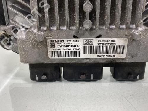 Engine control unit (ECU) PEUGEOT 307 (3A/C) 2.0 HDi 90 | BP21196546M57 
