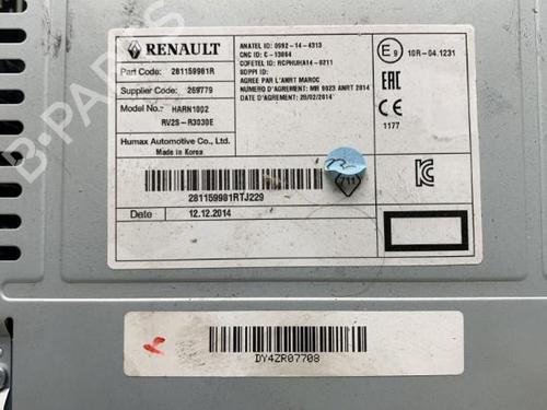 Used Radio RENAULT CLIO IV (BH_) 1.5 dCi 75 (75 hp) 19951887