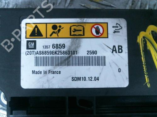 ECU airbags OPEL MERIVA B MPV (S10) 1.3 CDTI (75) | BP19997385M53 