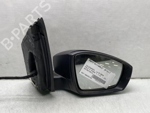 Used Right mirror VW POLO V (6R1, 6C1) 1.2 (60 hp) 21727649