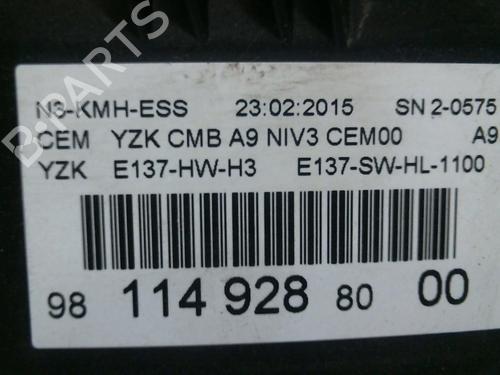 Used Instrument cluster Instrument cluster PEUGEOT 208 I (CA_, CC_) 1.2 VTI 82 (82 hp) 20027953 20027953