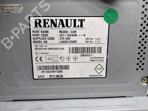 Radio RENAULT CLIO IV (BH_) 0.9 TCe 90 (BHNF, BHMA, BHMH, BHJK, BHJR) | BP31641347E6 