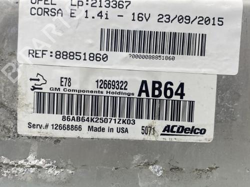 Engine control unit (ECU) OPEL CORSA E (X15) 1.4 (08, 68) | BP21192876M57 - Image 5
