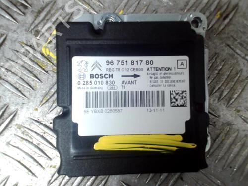 Used ECU airbags PEUGEOT 3008 I MPV (0U_) 2.0 HDi 150 / BlueHDi 150 (150 hp) 19997269