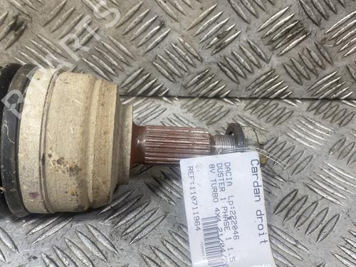 Right front driveshaft DACIA DUSTER (HS_) 1.5 dCi 4x4 (HSMC, HSMD) | BP29544342M39 
