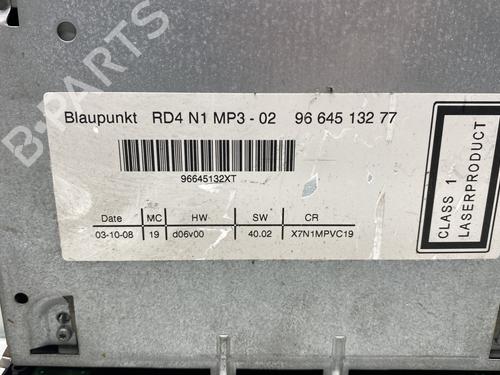 Radio PEUGEOT PARTNER Box Body/MPV 1.6 HDi | BP31189636E6