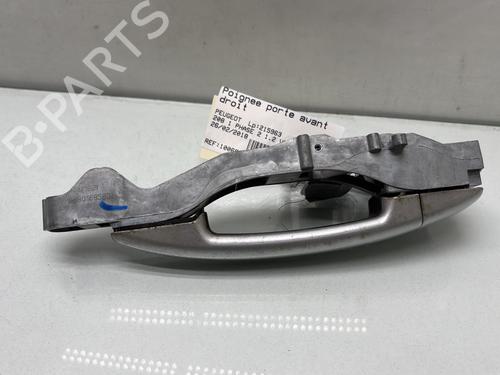 Front right exterior door handle PEUGEOT 208 I (CA_, CC_) 1.2 VTi 68 / PureTech 68 | BP23232534C129