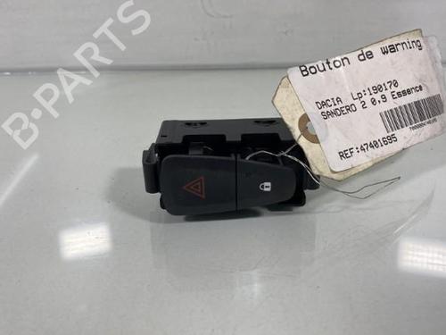Warning switch DACIA SANDERO II TCe 90 (B8M1, B8MA, B8AC) | BP20029210I22 