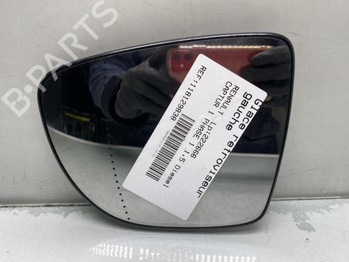 Espelho esquerdo RENAULT CAPTUR I (J5_, H5_) 1.5 dCi 90 (J5N4, J5M5, J5MW, J5M6, J5AL, J5AJ) (90 hp) 31134961