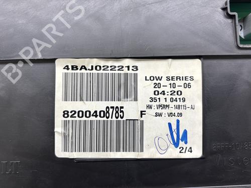 Instrument cluster RENAULT MEGANE II (BM0/1_, CM0/1_) 1.5 dCi (BM1F, CM1F) | BP24475877C47 