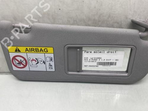 Used Right sun visor Right sun visor KIA RIO III (UB) 1.2 CVVT (84 hp) 21962584 21962584