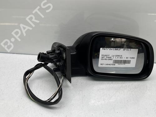 Used Right mirror PEUGEOT 307 (3A/C) 1.4 HDi (68 hp) 25491324