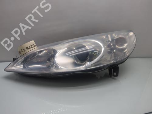 Used Left headlight PEUGEOT 407 (6D_) 1.6 HDi 110 (6D9HZC, 6D9HYC) (109 hp) 26290022