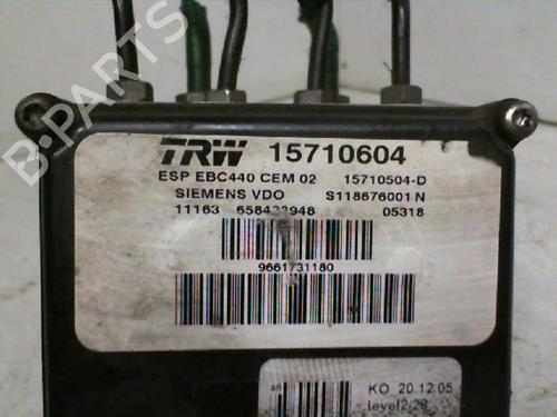 ABS pump PEUGEOT 407 (6D_) 1.6 HDi 110 (6D9HZC, 6D9HYC) | BP20035941M43 