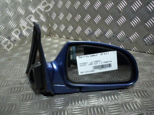 Used Right mirror HYUNDAI ACCENT I (X-3) [1994-2002]  21950234
