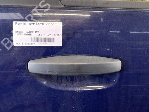 Right rear door DACIA LODGY (JS_) 1.6 LPG | BP29564753C5 