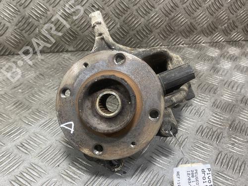 Used Right front steering knuckle PEUGEOT 208 I (CA_, CC_) 1.2 VTI 82 (82 hp) 28672586