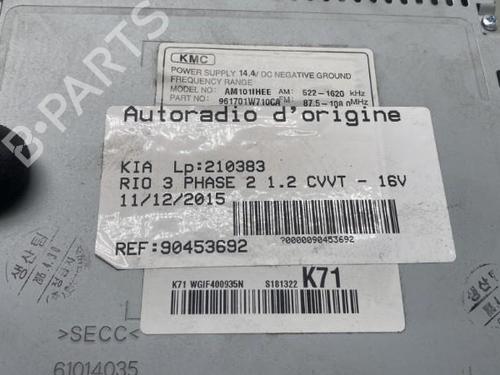 Radio KIA RIO III (UB) 1.2 CVVT | BP19958369E6 
