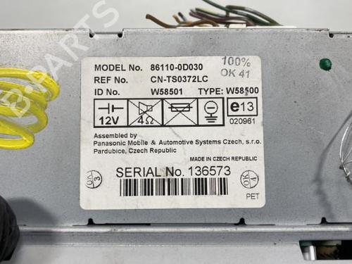 Used Radio TOYOTA YARIS (_P1_) 1.0 (SCP10_, SCP10R) (65 hp) 20024182