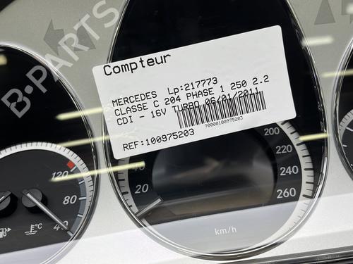 Instrument cluster MERCEDES-BENZ C-CLASS (W204) C 250 CDI (204.003) | BP24960484C47 