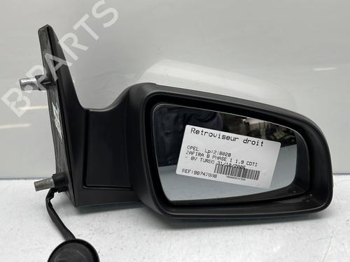 Used Right mirror OPEL ZAFIRA / ZAFIRA FAMILY B (A05) 1.9 CDTI (M75) (120 hp) 22939916