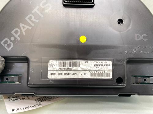 Used Instrument cluster Instrument cluster SMART FORFOUR Hatchback (453) 1.0 (453.042, 453.043) (71 hp) 34477848 34477848